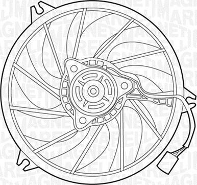 Magneti Marelli 069422391010 - Fan, radiator autospares.lv