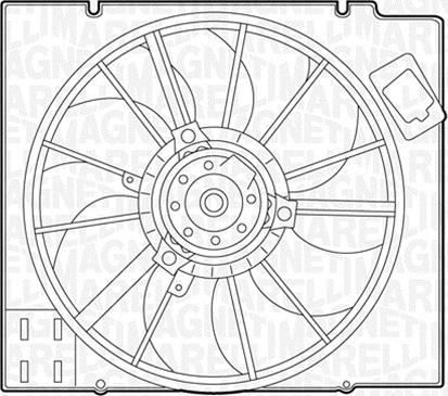 Magneti Marelli 069422351010 - Fan, radiator autospares.lv