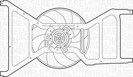 Magneti Marelli 069422353010 - Fan, radiator autospares.lv