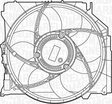 Magneti Marelli 069422368010 - Fan, radiator autospares.lv