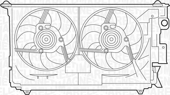 Magneti Marelli 069422383010 - Fan, radiator autospares.lv