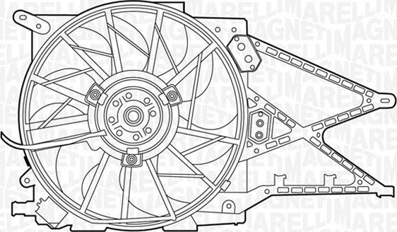 Magneti Marelli 069422330010 - Fan, radiator autospares.lv