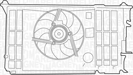 Magneti Marelli 069422379010 - Fan, radiator autospares.lv