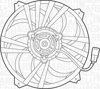 Magneti Marelli 069422378010 - Fan, radiator autospares.lv