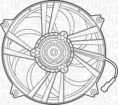 Magneti Marelli 069422291010 - Fan, radiator autospares.lv