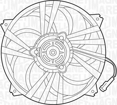 Magneti Marelli 069422292010 - Fan, radiator autospares.lv