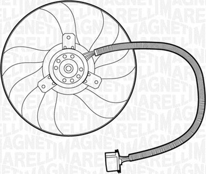 Magneti Marelli 069422266010 - Fan, radiator autospares.lv