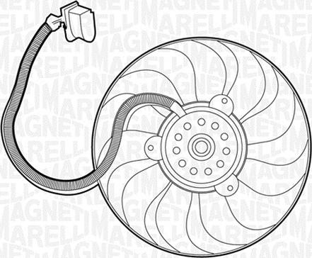 Magneti Marelli 069422261010 - Fan, radiator autospares.lv