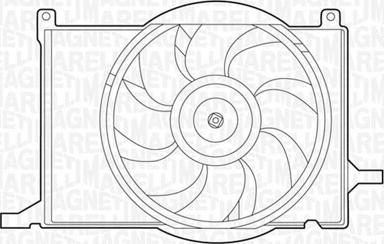 Magneti Marelli 069422209010 - Fan, radiator autospares.lv