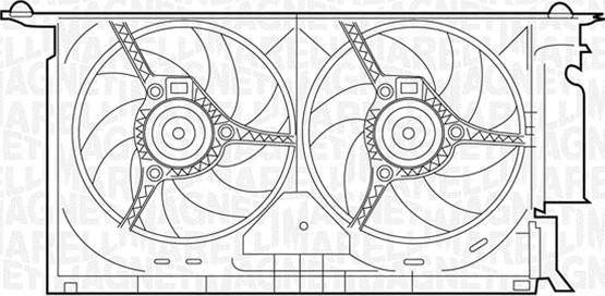 Magneti Marelli 069422286010 - Fan, radiator autospares.lv