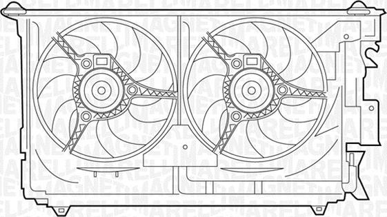 Magneti Marelli 069422283010 - Fan, radiator autospares.lv