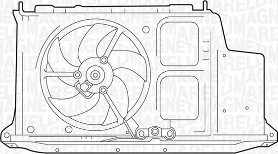 Magneti Marelli 069422282010 - Fan, radiator autospares.lv