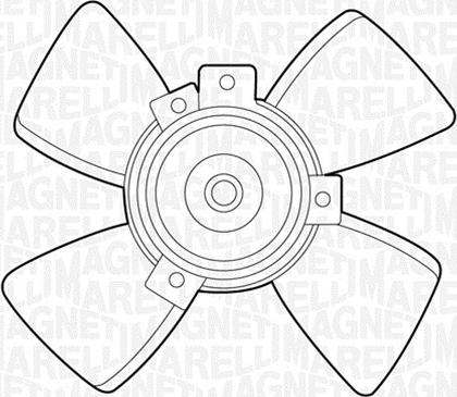 Magneti Marelli 069422233010 - Fan, radiator autospares.lv