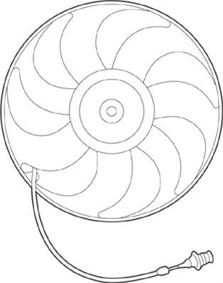 Magneti Marelli 069422229010 - Fan, radiator autospares.lv