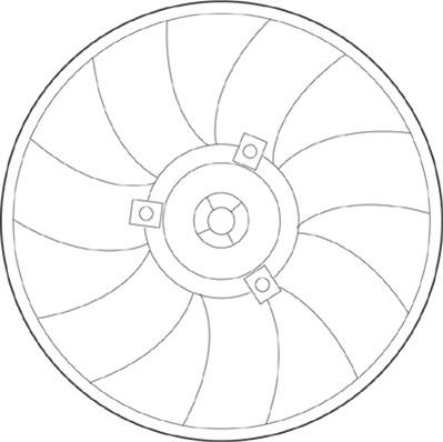 Magneti Marelli 069422228010 - Fan, radiator autospares.lv