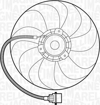 Magneti Marelli 069422272010 - Fan, radiator autospares.lv