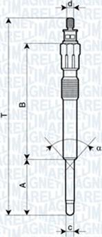 Magneti Marelli 060900480606 - Glow Plug autospares.lv