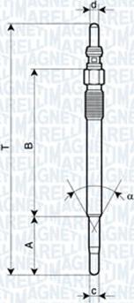 Magneti Marelli 060900640606 - Glow Plug autospares.lv