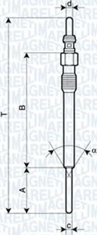 Magneti Marelli 060900670606 - Glow Plug autospares.lv