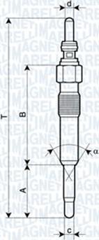 Magneti Marelli 060900020606 - Glow Plug autospares.lv