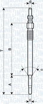 Magneti Marelli 060900180606 - Glow Plug autospares.lv