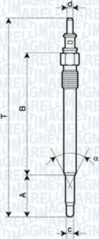 Magneti Marelli 060900340606 - Glow Plug autospares.lv