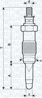 Magneti Marelli 060900290606 - Glow Plug autospares.lv