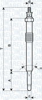 Magneti Marelli 060900220606 - Glow Plug autospares.lv