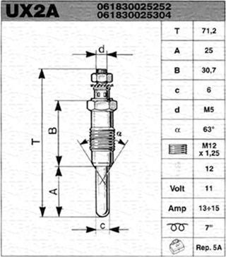 Magneti Marelli 061830025304 - Glow Plug autospares.lv