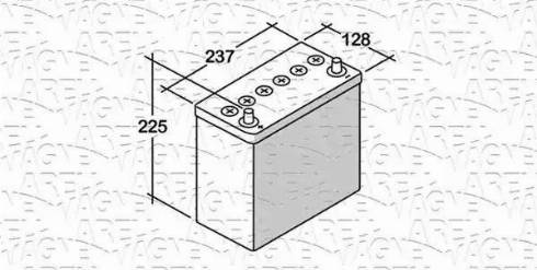 Magneti Marelli 068045030060 - Starter Battery autospares.lv