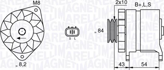 Magneti Marelli 063532625010 - Alternator autospares.lv