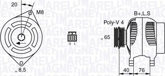 Magneti Marelli 063532623010 - Alternator autospares.lv