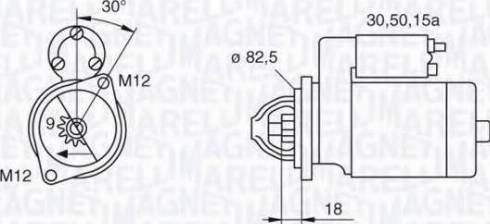 Magneti Marelli 063521070680 - Starter autospares.lv