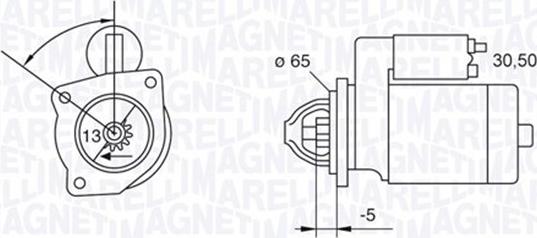 Magneti Marelli 063523623010 - Starter autospares.lv