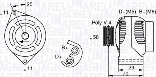 Magneti Marelli 063341896010 - Alternator autospares.lv