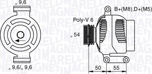 Magneti Marelli 063358062010 - Alternator autospares.lv