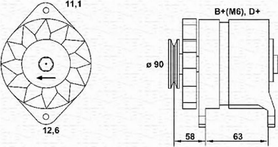 Magneti Marelli 063321019010 - Alternator autospares.lv