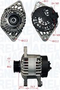 Magneti Marelli 063321836010 - Alternator autospares.lv