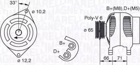 Magneti Marelli 063321391010 - Alternator autospares.lv