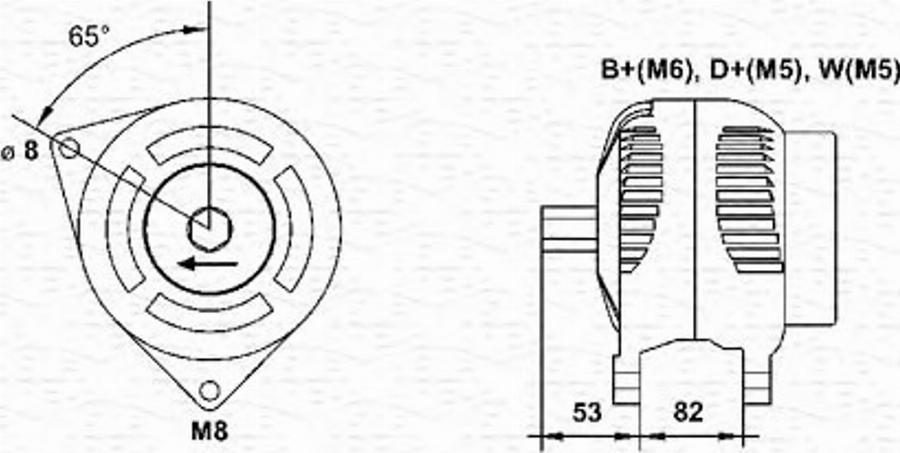 Magneti Marelli 063377464010 - Alternator autospares.lv