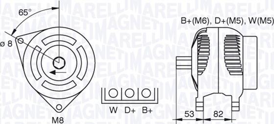 Magneti Marelli 063377462010 - Alternator autospares.lv