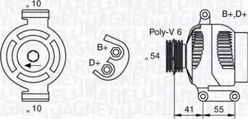 Magneti Marelli 063377025010 - Alternator autospares.lv