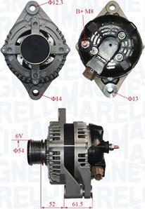 Magneti Marelli 063735679010 - Alternator autospares.lv