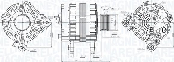 Magneti Marelli 063736193010 - Alternator autospares.lv