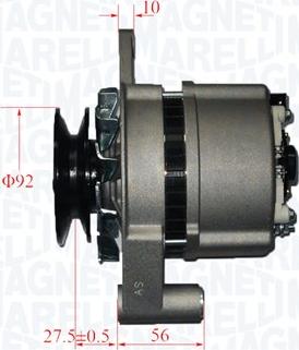 Magneti Marelli 063730050010 - Alternator autospares.lv