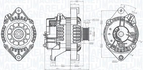 Magneti Marelli 063730861010 - Alternator autospares.lv