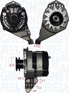 Magneti Marelli 063730889010 - Alternator autospares.lv