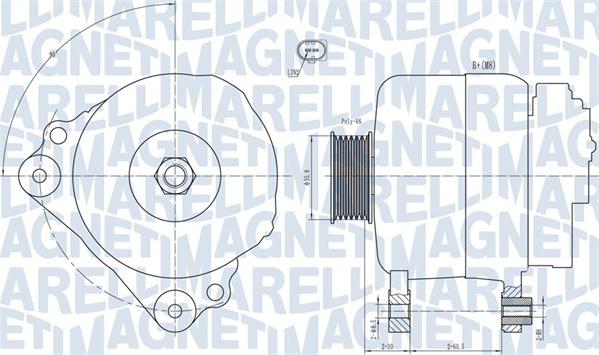 Magneti Marelli 063731992010 - Alternator autospares.lv