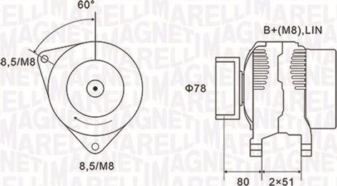 Magneti Marelli 063731919010 - Alternator autospares.lv