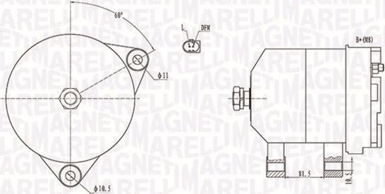 Magneti Marelli 063731915010 - Alternator autospares.lv